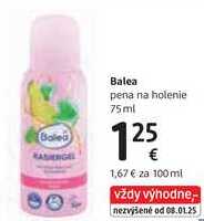 Balea pena na holenie, 75 ml