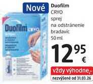Duofilm CRYO sprej na odstránenie bradavic, 50 ml 