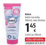 Balea krém na nohy, 100 ml