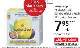 waterdrop MICRODRINK šumivý nápoj v kocke, 12 ks