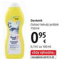 Denkmit čistiaci tekutý prášok, 750 ml