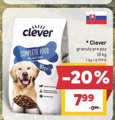 Clever granuly pre psy 10 kg