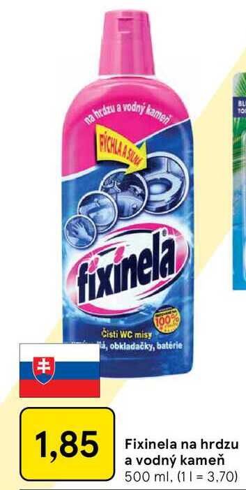 Fixinela na hrdzu a vodný kameň 500 ml