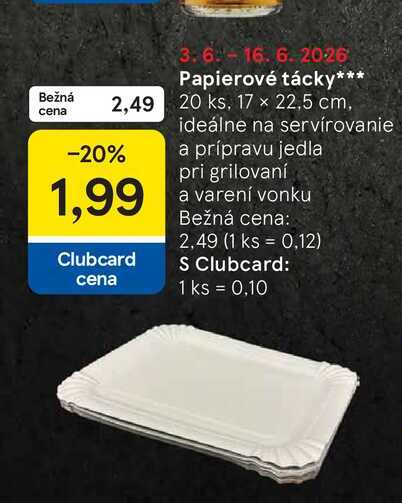 Papierové tácky 20 ks, 17 x 22,5 cm