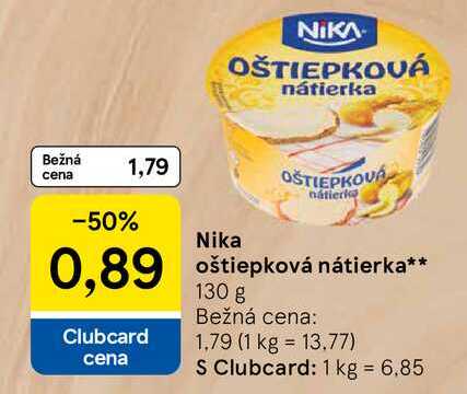 Nika oštiepková nátierka 130 g