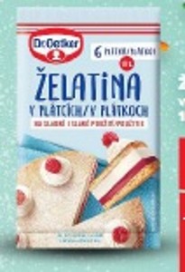 Dr.Oetker Želatína v plátkoch