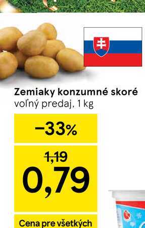 牛 Zemiaky konzumné skoré voľný predaj, 1 kg 
