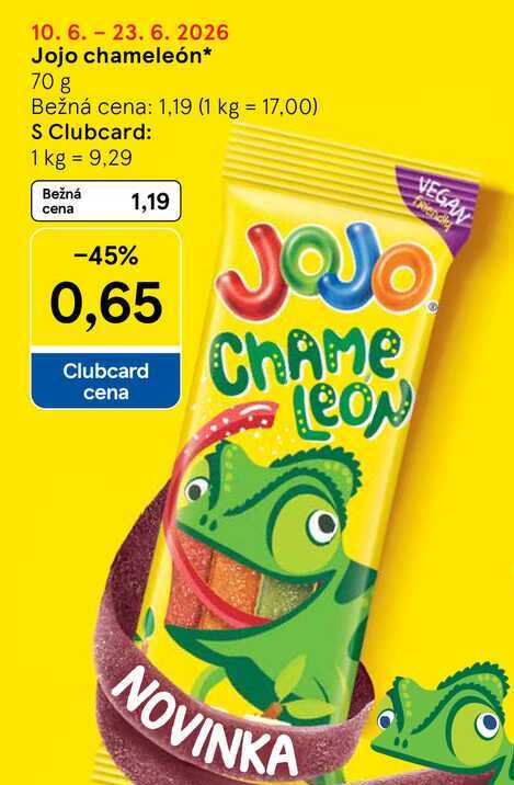 Jojo chameleón 70 g