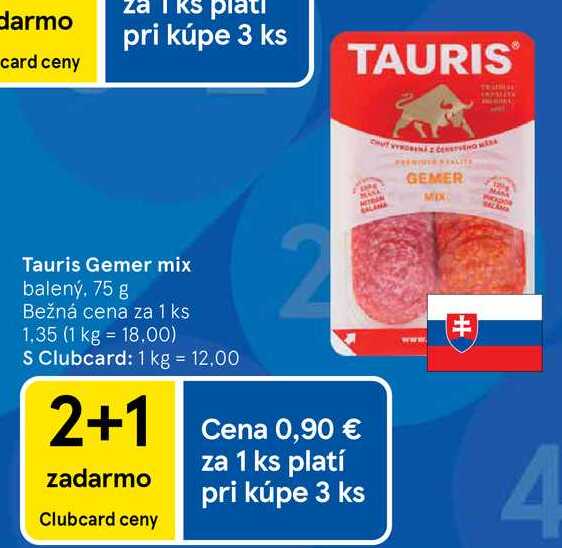 Tauris Gemer mix balený, 75 g
