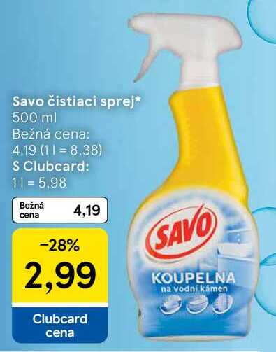 Savo čistiaci sprej 500 ml