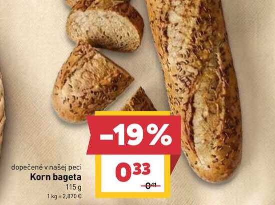 Korn bageta 115 g