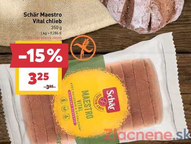 Schär Maestro Vital chlieb 350 g