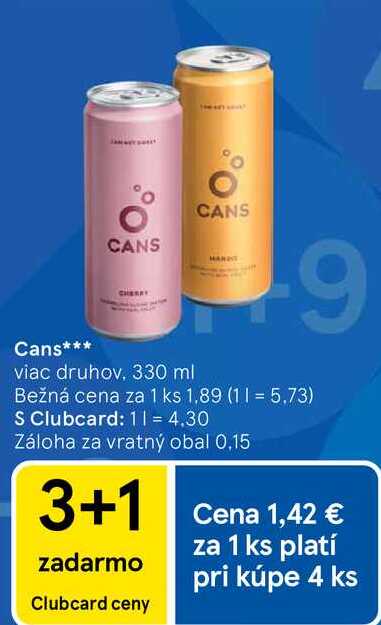 Cans viac druhov, 330 ml