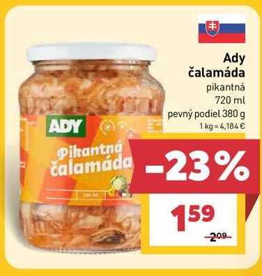 Ady Čalamáda pikantná 720 ml