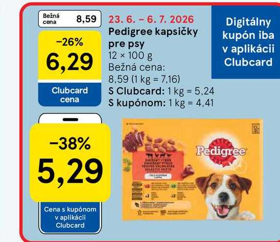 Pedigree kapsičky pre psy 12 x 100 g