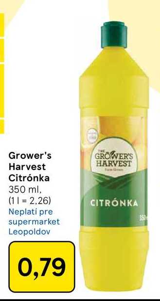 Grower's Harvest Citrónka 350 ml