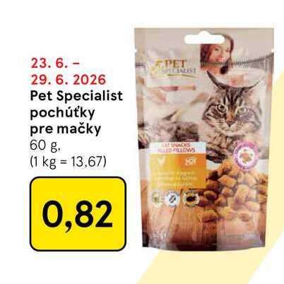 Pet Specialist pochúťky pre mačky 60 g