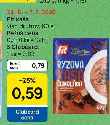 Fit kaša viac druhov 60 g