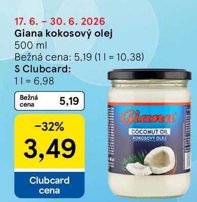 Giana kokosový olej 500 ml