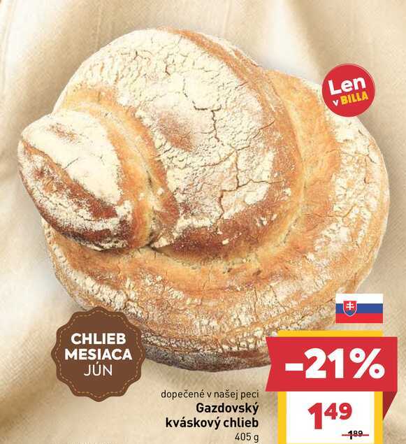 Gazdovský kváskový chlieb 405 g