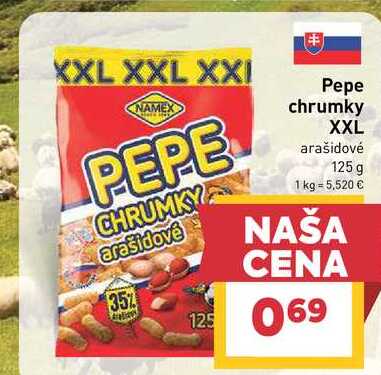 NAMEX XXL arašidové 125 g
