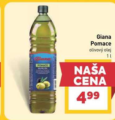 BGiana Pomace olivový olej 1l