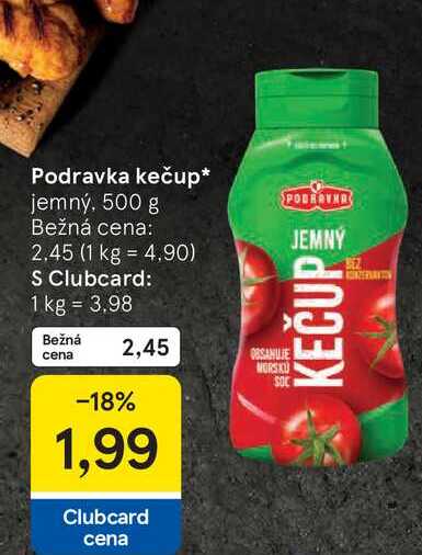 Podravka kečup jemný, 500 g