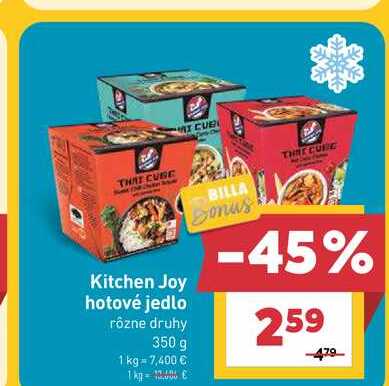 Kitchen Joy hotové jedlo rôzne druhy 350 g