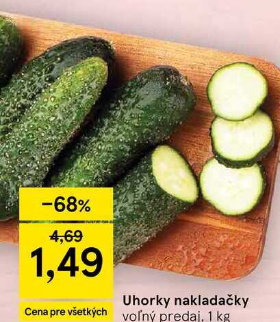 Uhorky nakladačky 1 kg