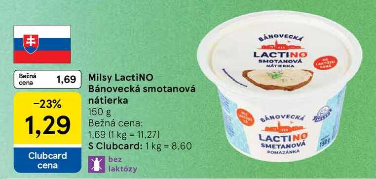 Milsy Bánovecká smotanová nátierka 150 g