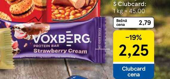 VOXBERG Proteinová tyčinka 50g