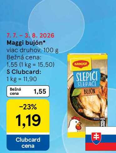 Maggi bujón viac druhov 100 g