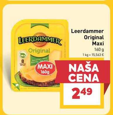 Leerdammer Original Maxi 160 g