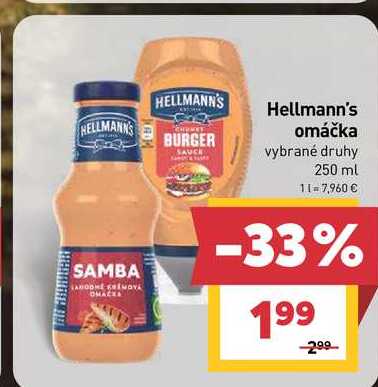 Hellmann's omáčka 250 ml