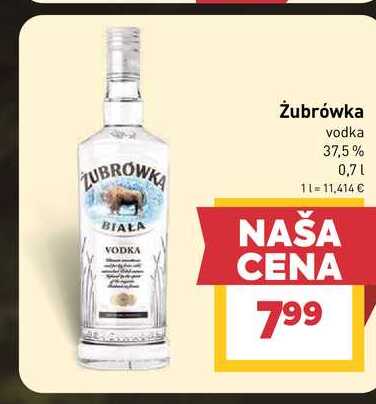 Żubrówka vodka 37,5% 0,7l