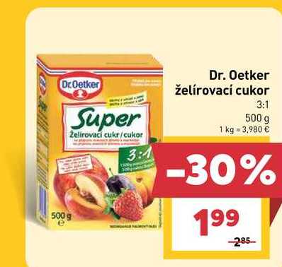 Dr. Oetker želírovací cukor 3:1 500 g