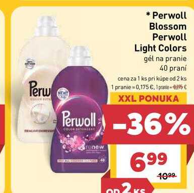 Perwoll Blossom Perwoll Light Colors gél na pranie 40 praní