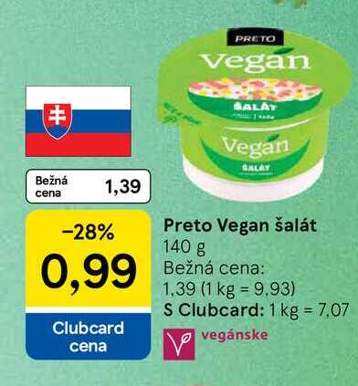 Preto Vegan šalát 140 g