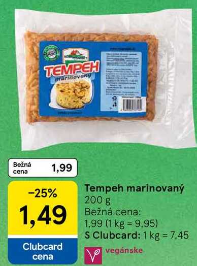 Tempeh marinovaný 200 g 
