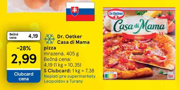 Dr. Oetker Casa di Mama mrazená, 405 g