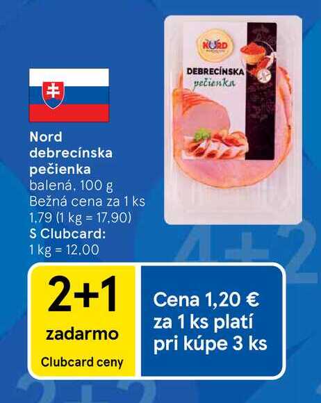 Nord debrecínska pečienka balená, 100 g