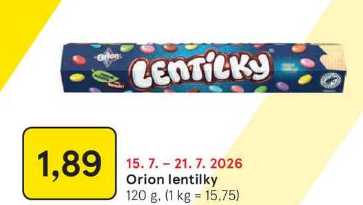 Orion Lentilky 120 g