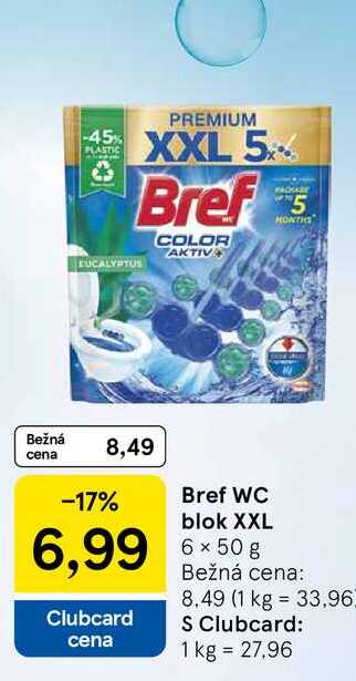 Bref WC blok 6 x 50g