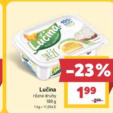 Lučina rôzne druhy 180 g