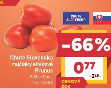 Chute Slovenska rajčiaky slivkové Prunus 500 g/1 bal. 