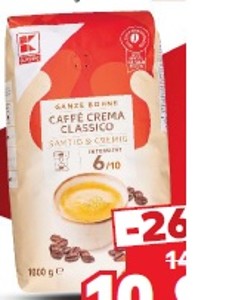 K-Classic Pražená zrnková káva v akcii
