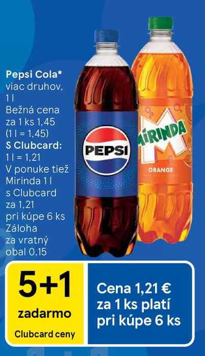Pepsi Cola 1 l