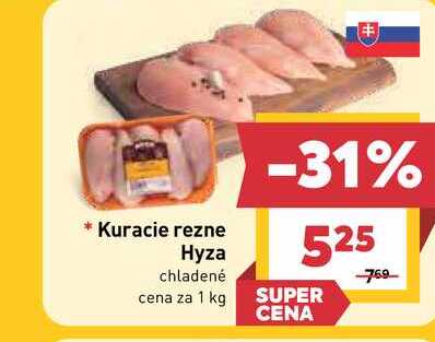 Kuracie rezne Hyza chladené 1 kg
