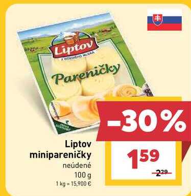 Liptov minipareničky neúdené 100 g 