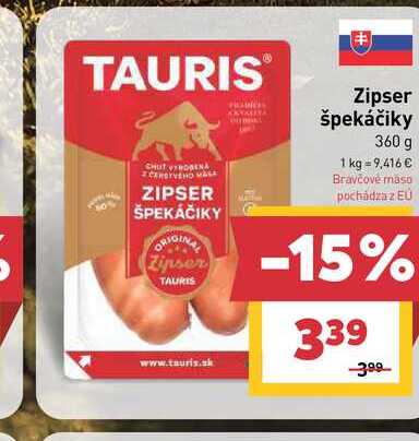 Zipser špekáčiky 360 g